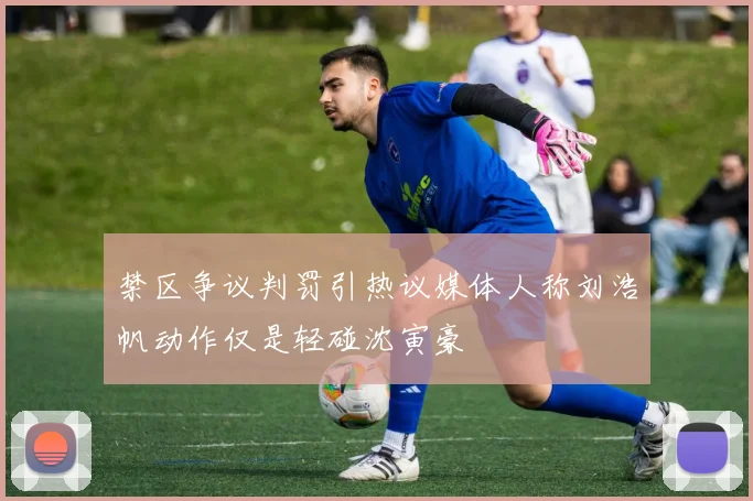 禁区争议判罚引热议媒体人称刘浩帆动作仅是轻碰沈寅豪